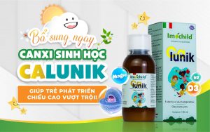 Bổ sung ngay canxi sinh học Calunik giúp trẻ phát triển chiều cao vượt trội!