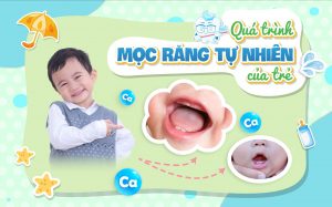 Quá trình mọc răng tự nhiên của trẻ